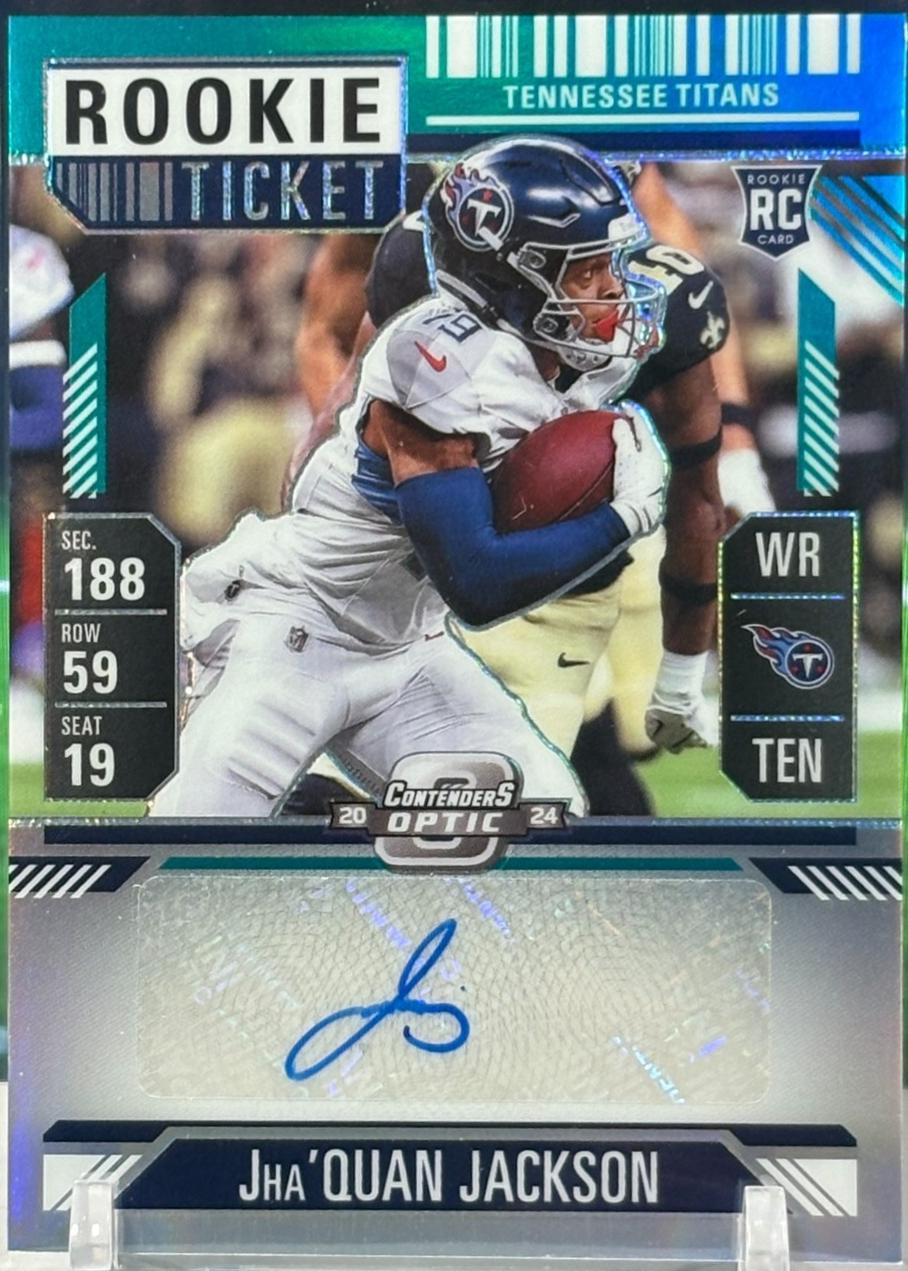 Jha'Quan Jackson [Blue Rookie Ticket Autograph Silver] #173