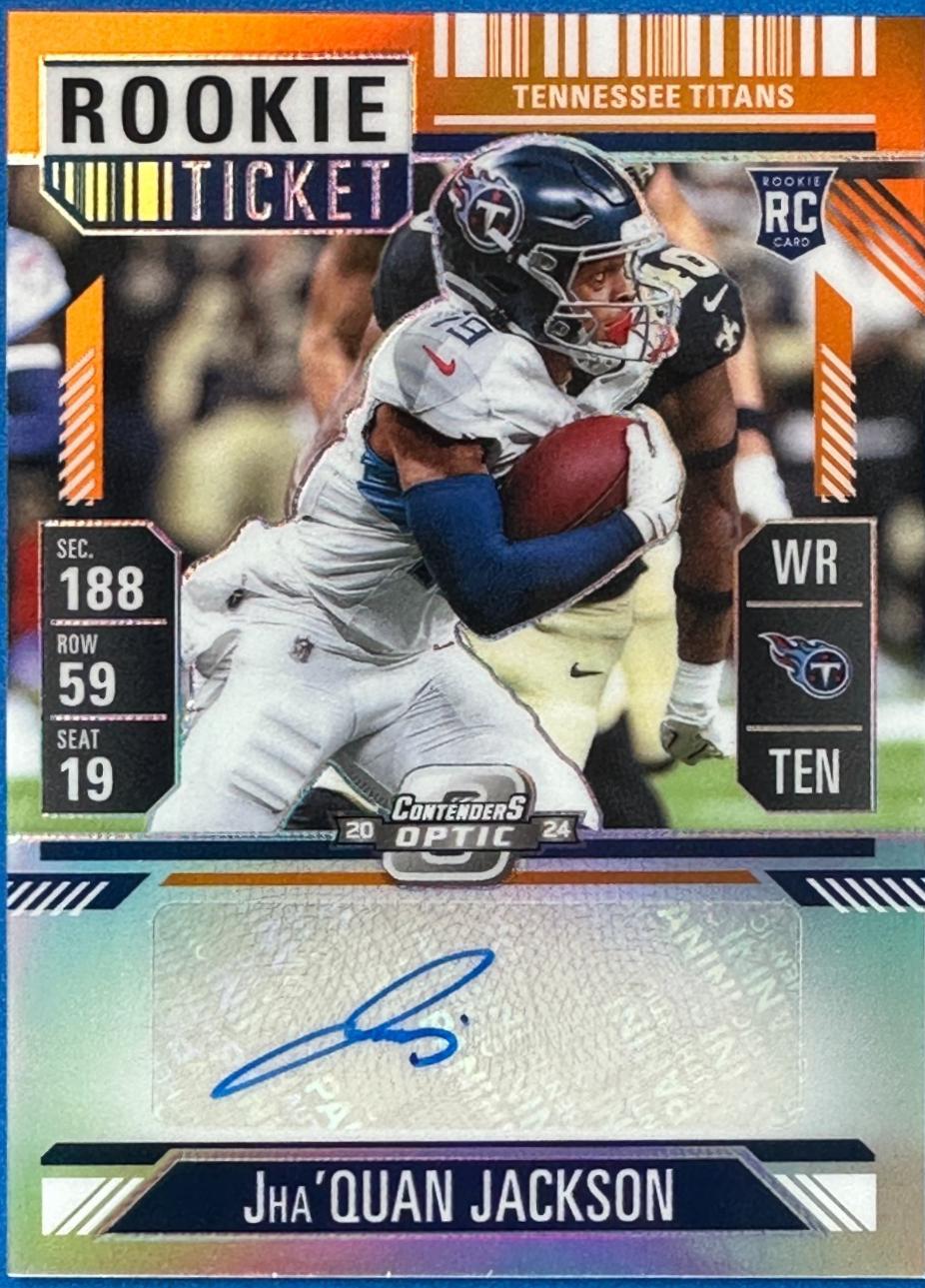 Jha'Quan Jackson [Orange Rookie Ticket Autograph Silver] #173