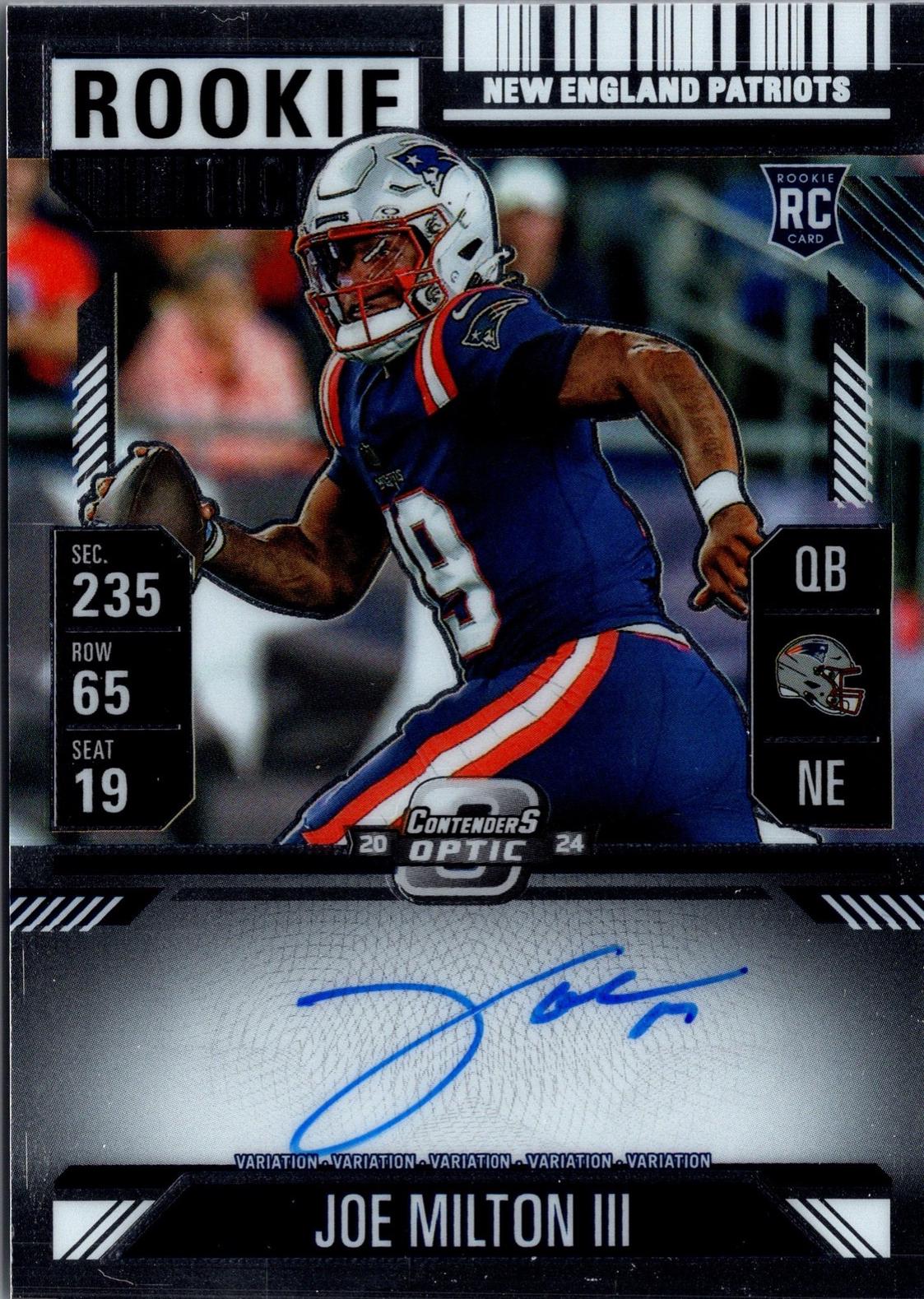 Joe Milton III #106