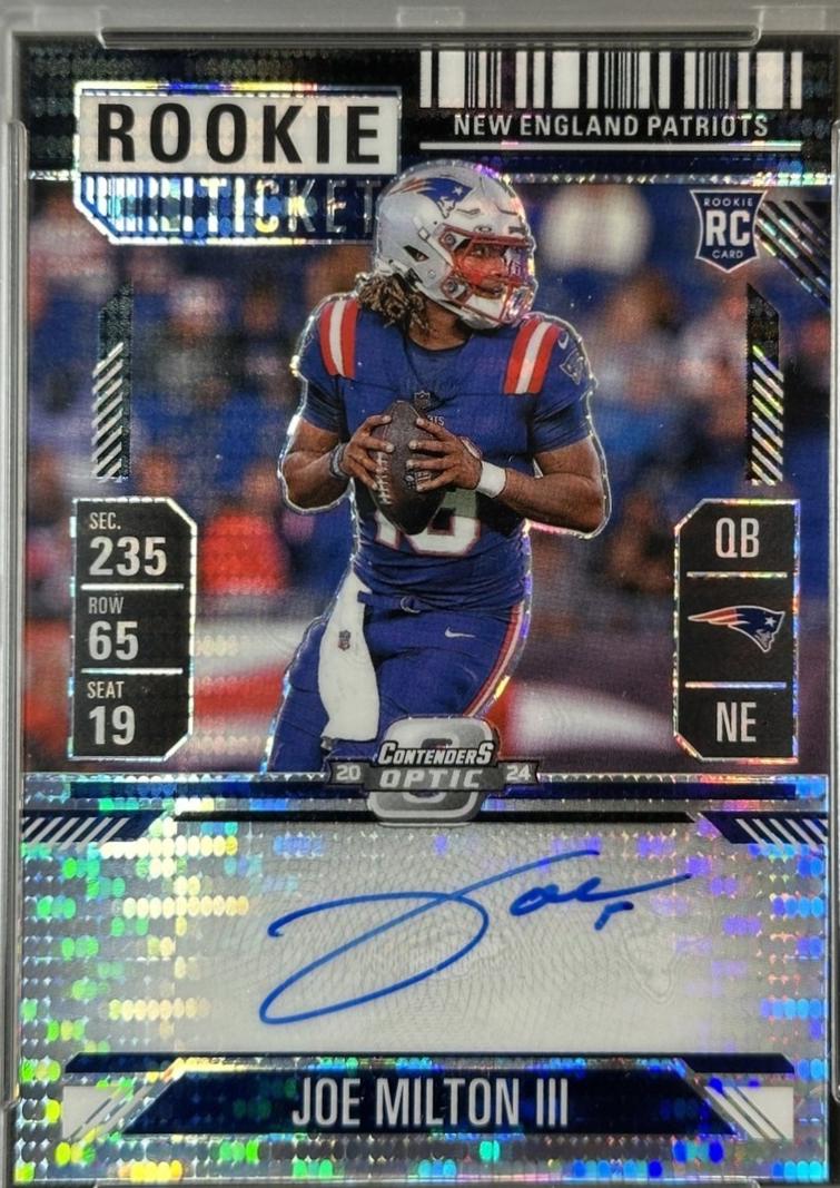 Joe Milton III [Black Pulsar Autograph] #106