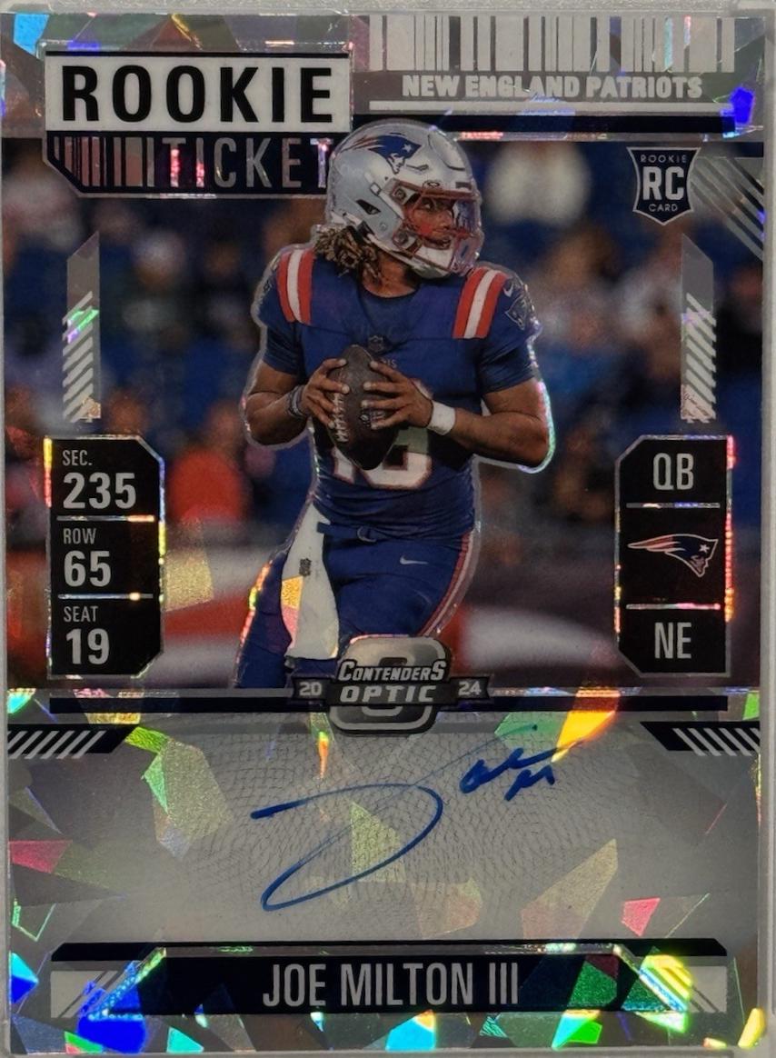 Joe Milton III [Cracked Ice Autograph] #106