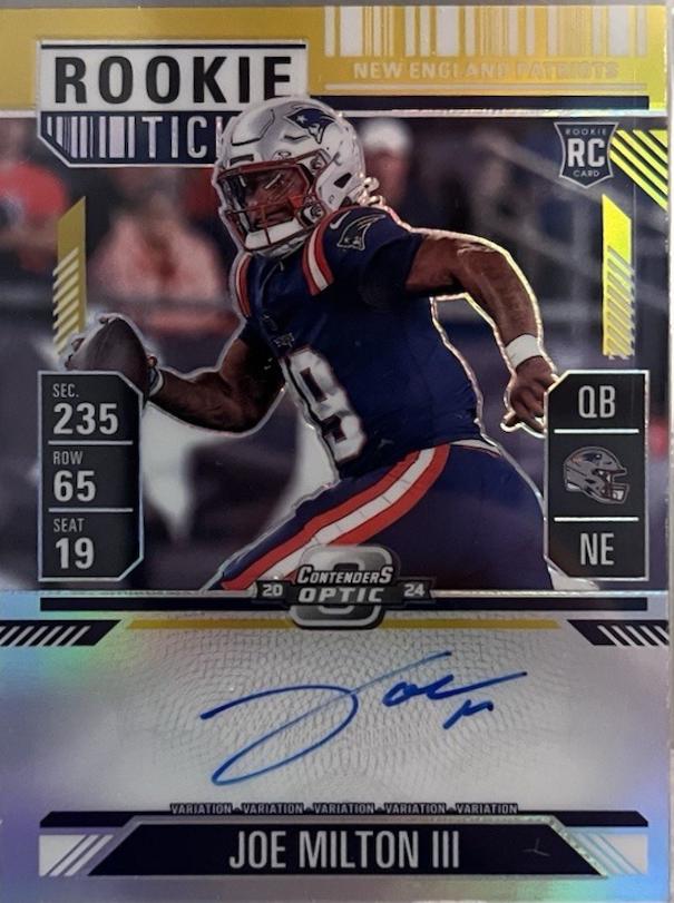 Joe Milton III [Gold Autograph] #106