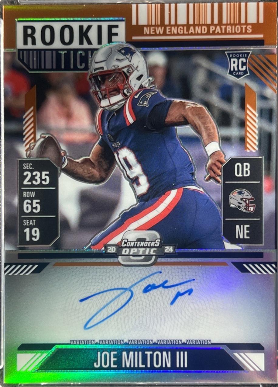 Joe Milton III [Orange Autograph] #106
