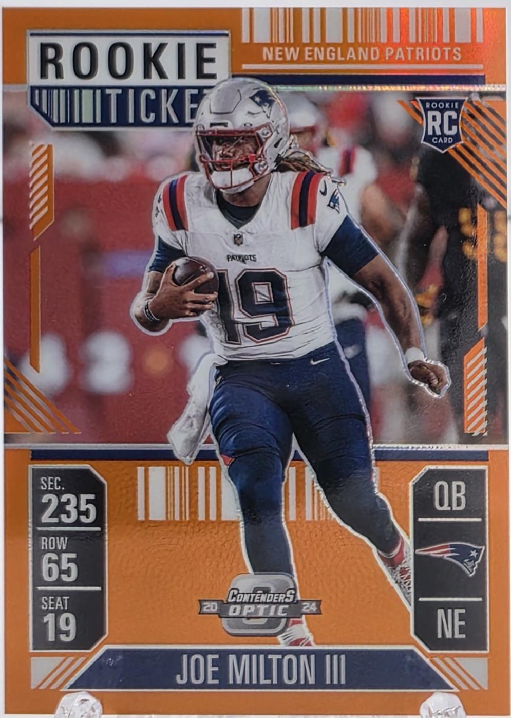 Joe Milton III [Orange] #78