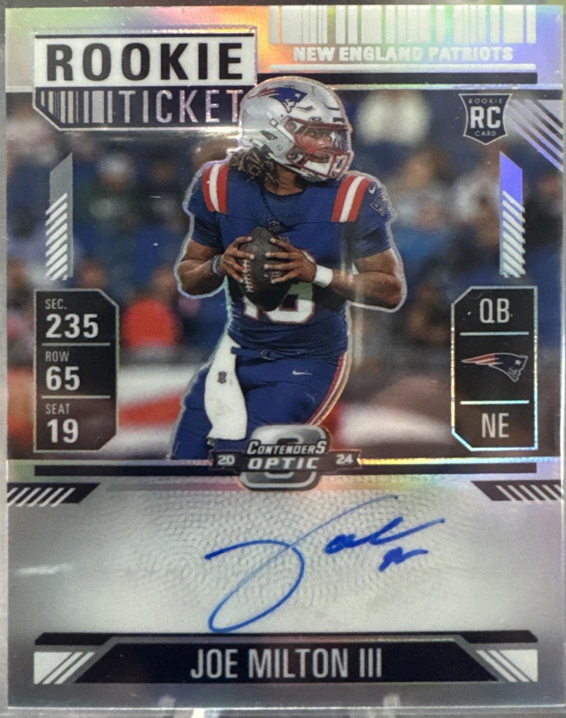 Joe Milton III [Silver RPS Auto Variation] #106