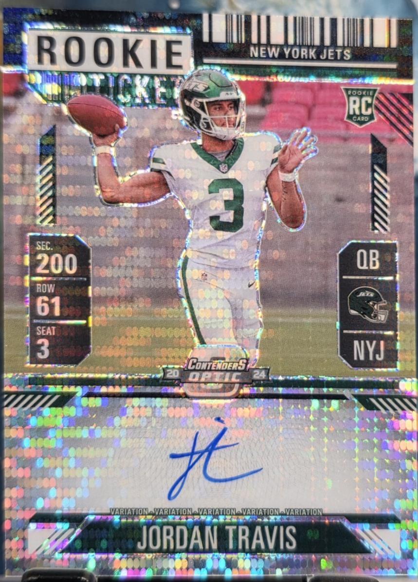Jordan Travis [Black Pulsar Autograph] #105