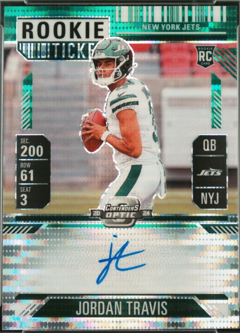 Jordan Travis [Green Pulsar Autograph] #105