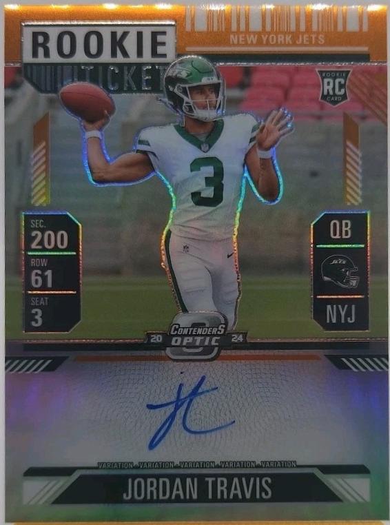 Jordan Travis [Orange Autograph] #105