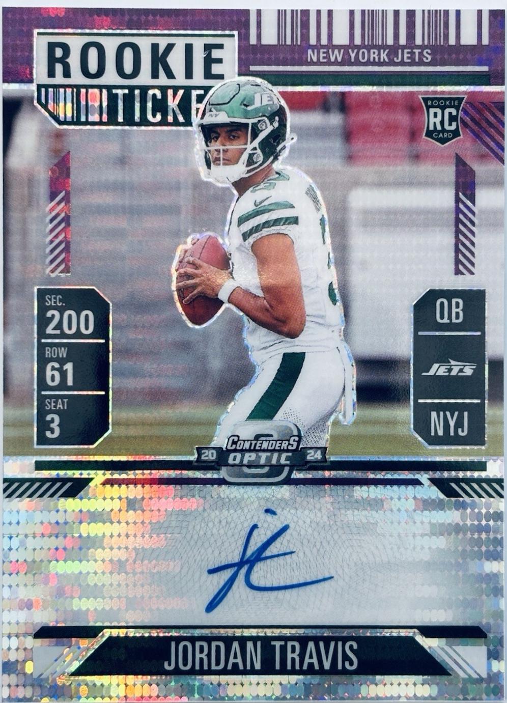 Jordan Travis [Purple Pulsar Autograph] #105