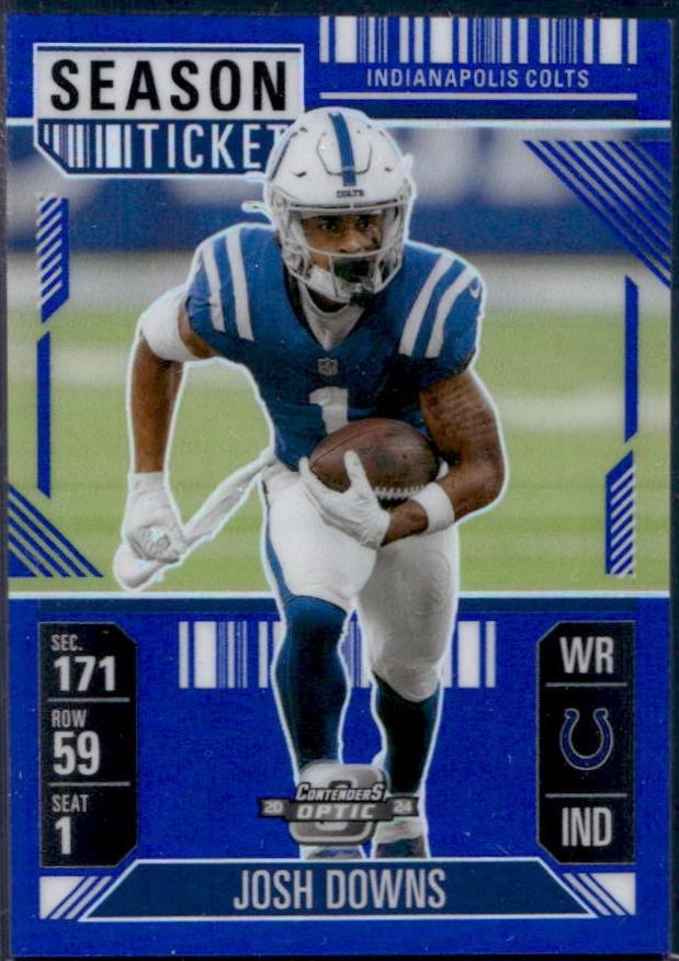 Josh Downs [Blue] #24