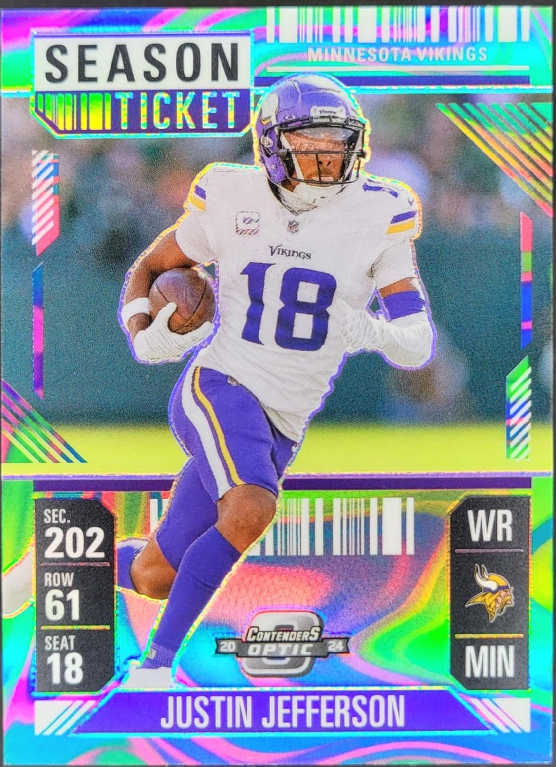 Justin Jefferson [Neon Marble] #36