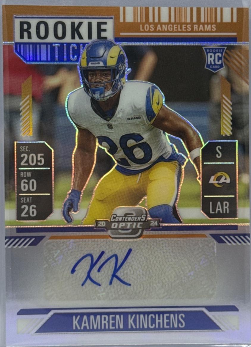 Kamren Kinchens [Orange Rookie Ticket Autograph Silver] #167