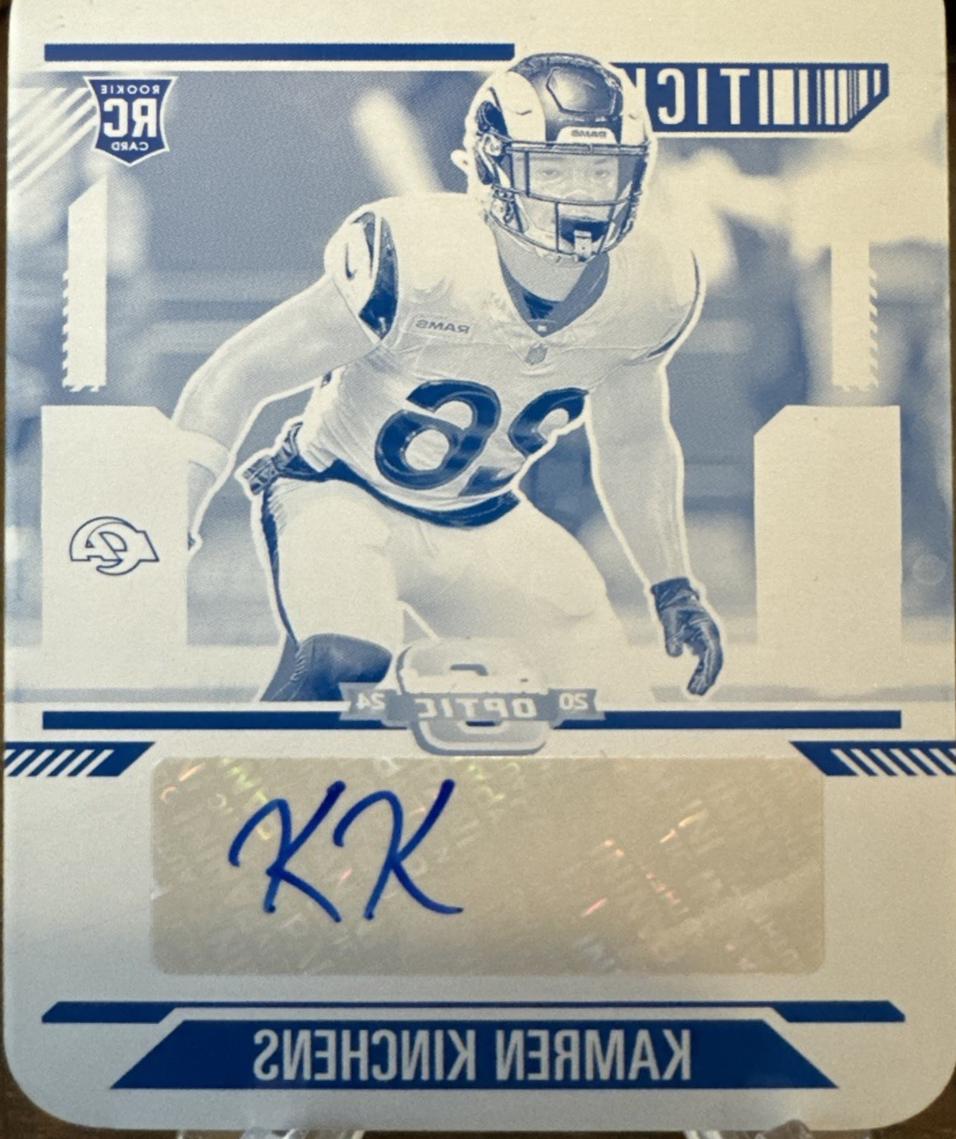 Kamren Kinchens [Printing Plate Rookie Ticket Autograph Purple] #167