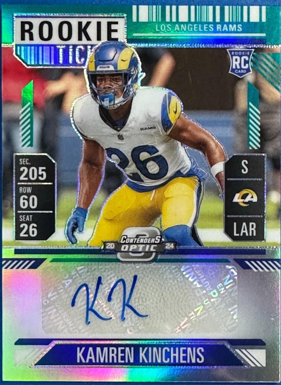Kamren Kinchens [Teal Rookie Ticket Autograph Silver] #167