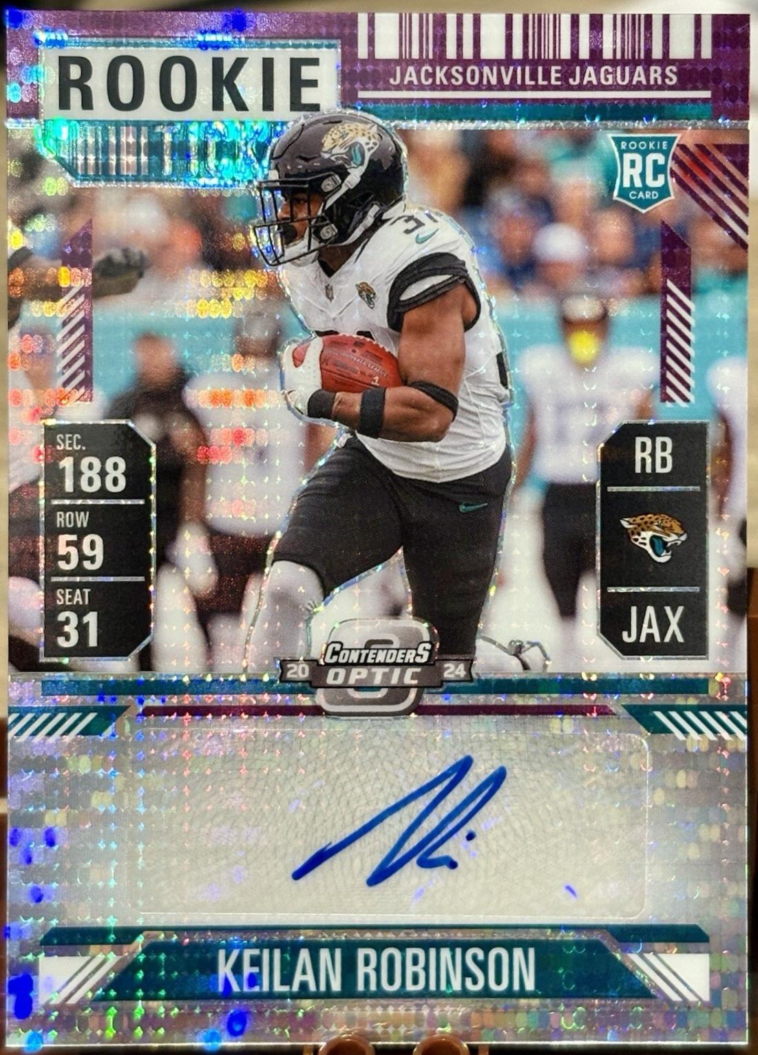 Keilan Robinson [Rookie Ticket Autograph Purple] #160