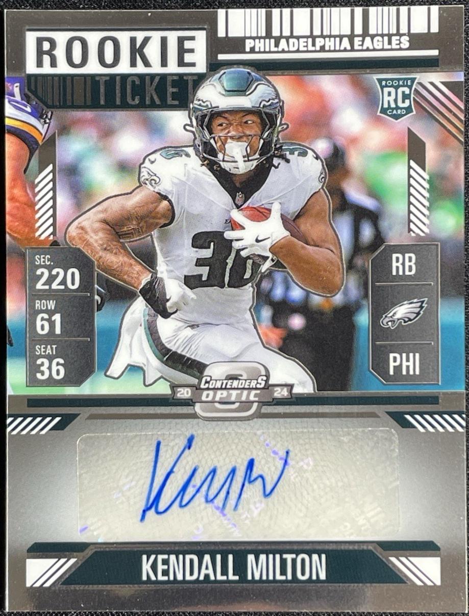 Kendall Milton [Rookie Ticket Autograph] #164