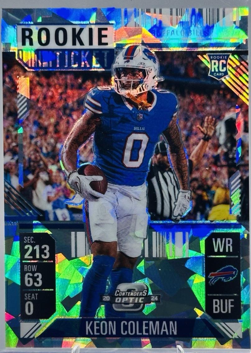 Keon Coleman [Cracked Ice] #81