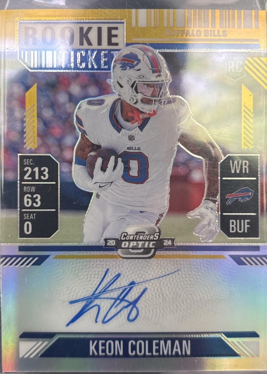 Keon Coleman [Gold] #117