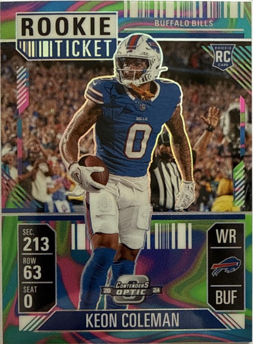 Keon Coleman [Neon Marble] #81