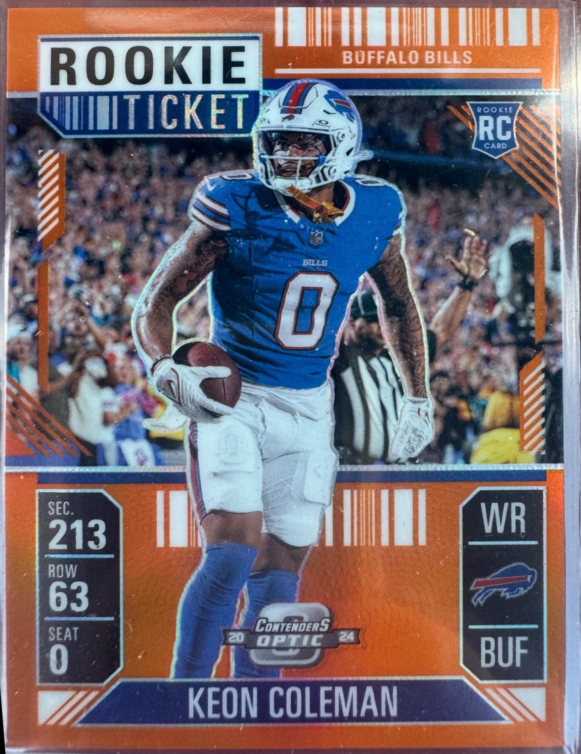 Keon Coleman [Orange] #81