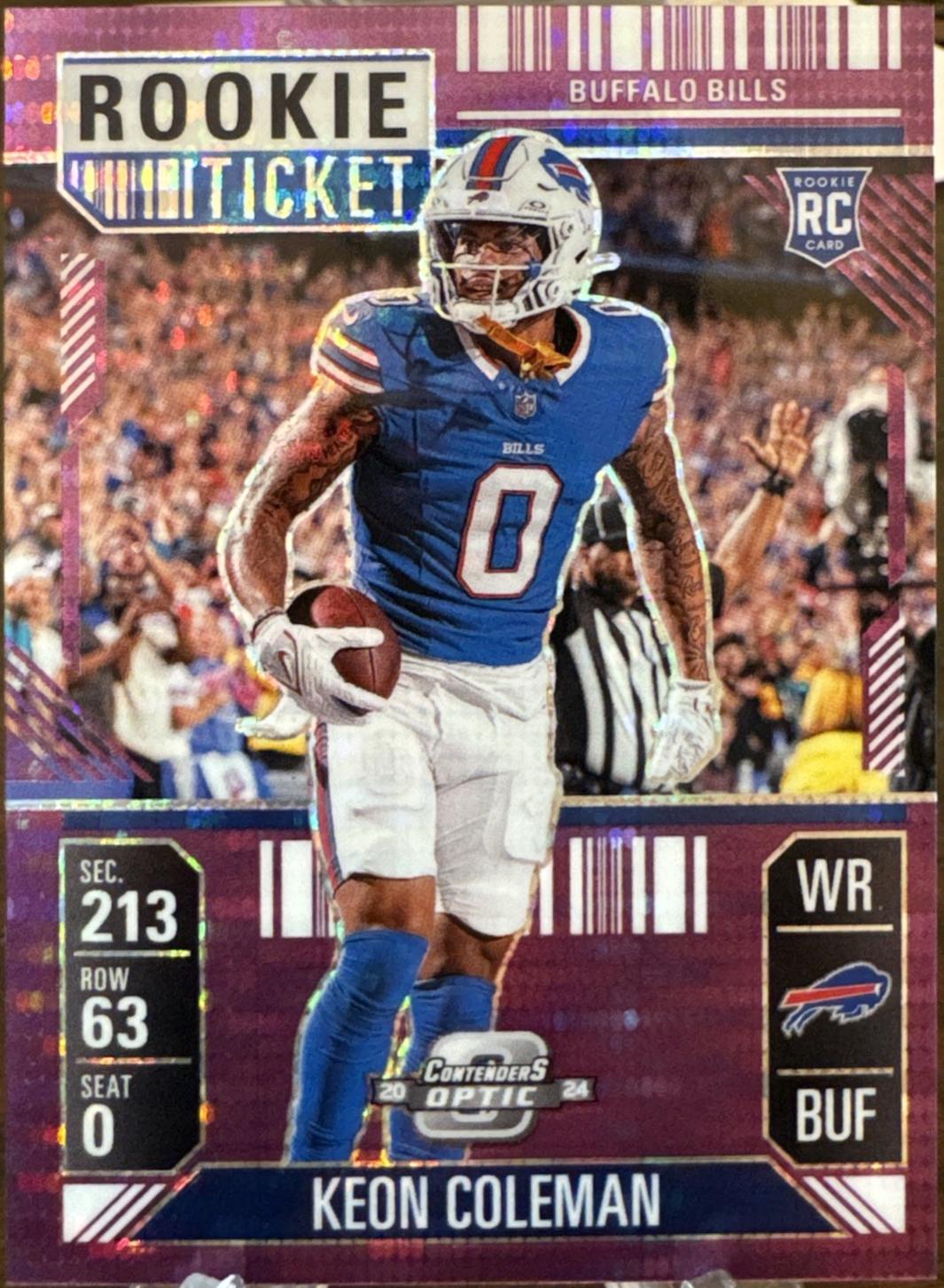 Keon Coleman [Purple Pulsar] #81