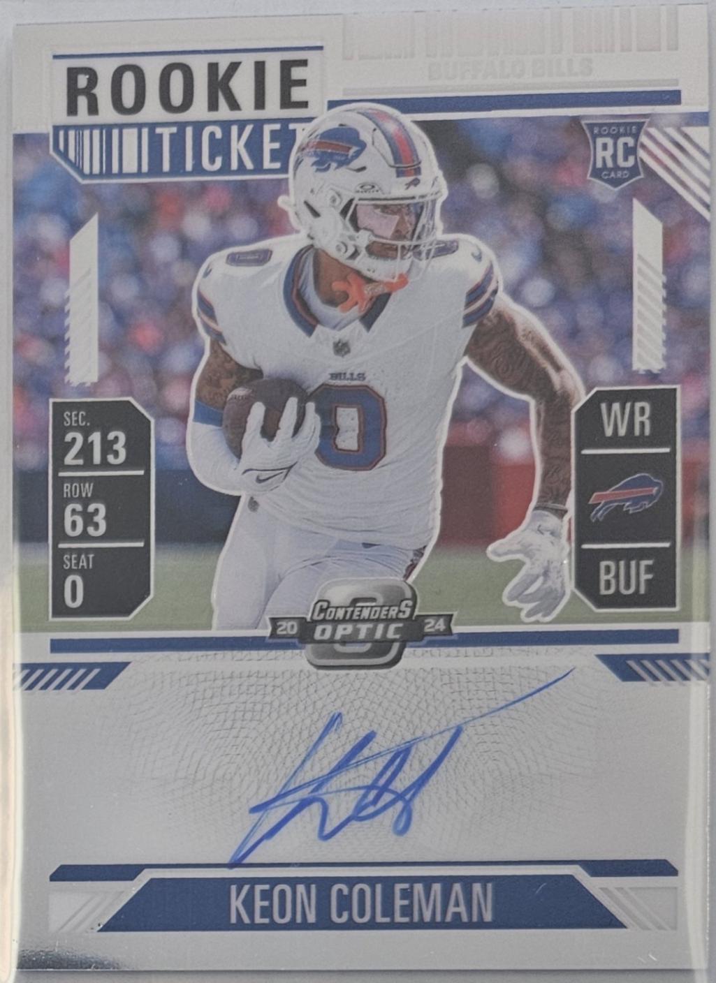 Keon Coleman [RPS Auto Variation] #117
