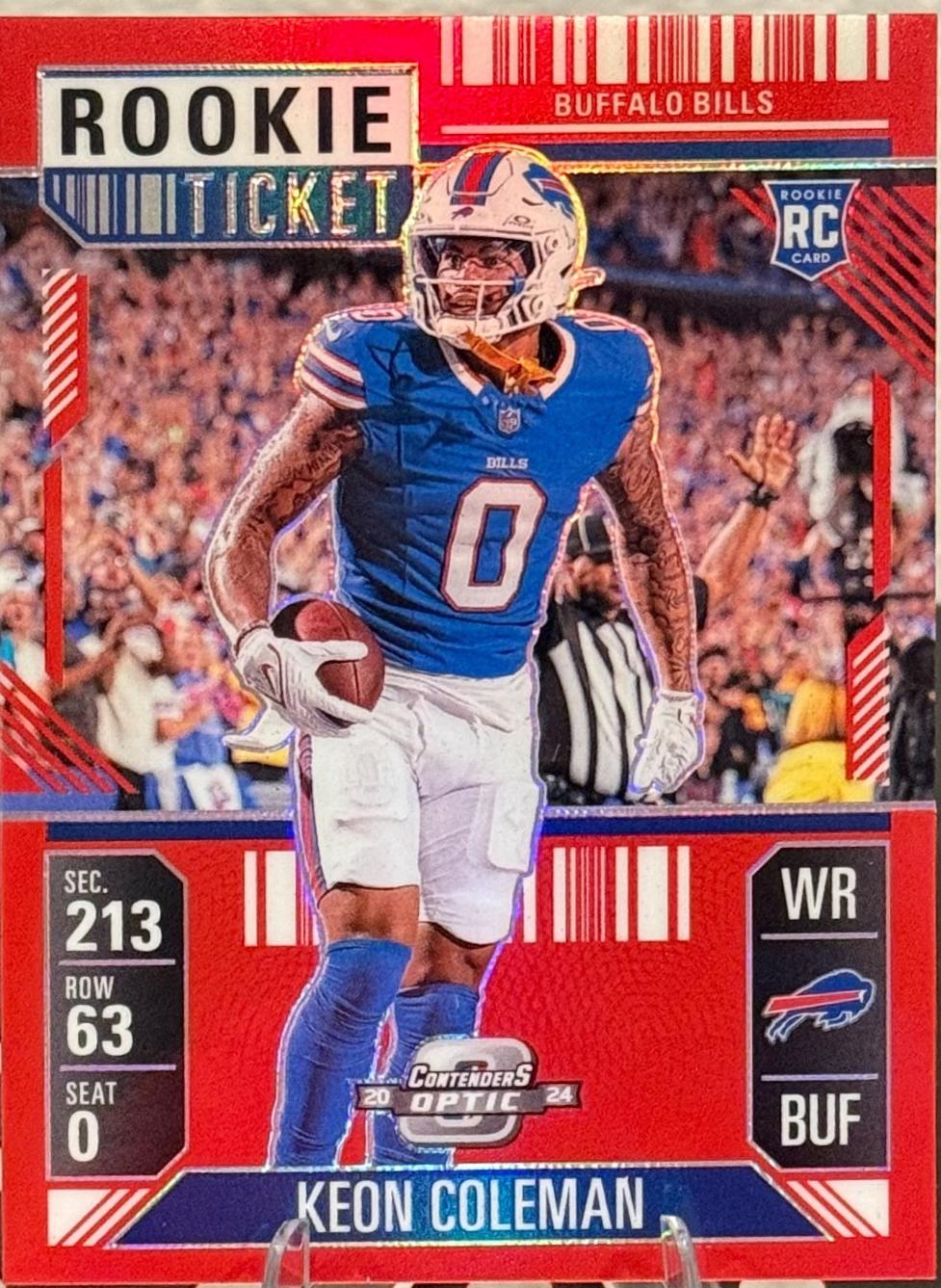 Keon Coleman [Red] #81