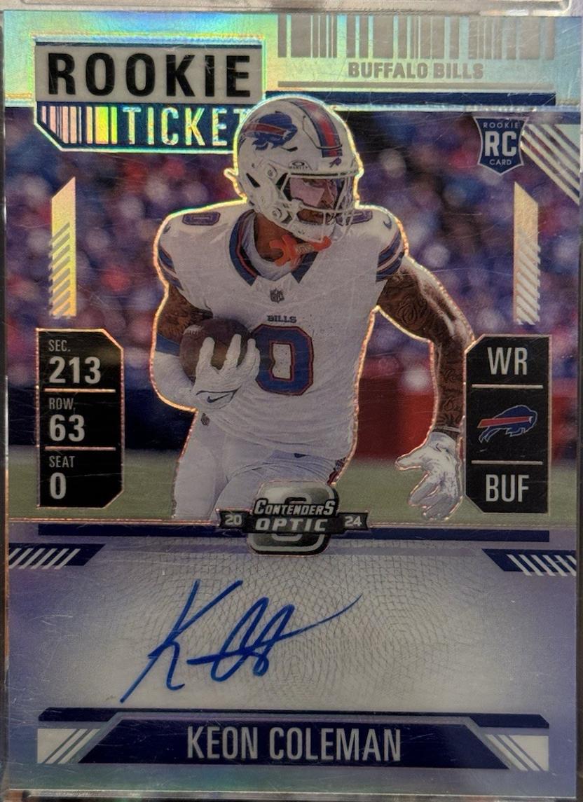 Keon Coleman [Silver Autograph] #117
