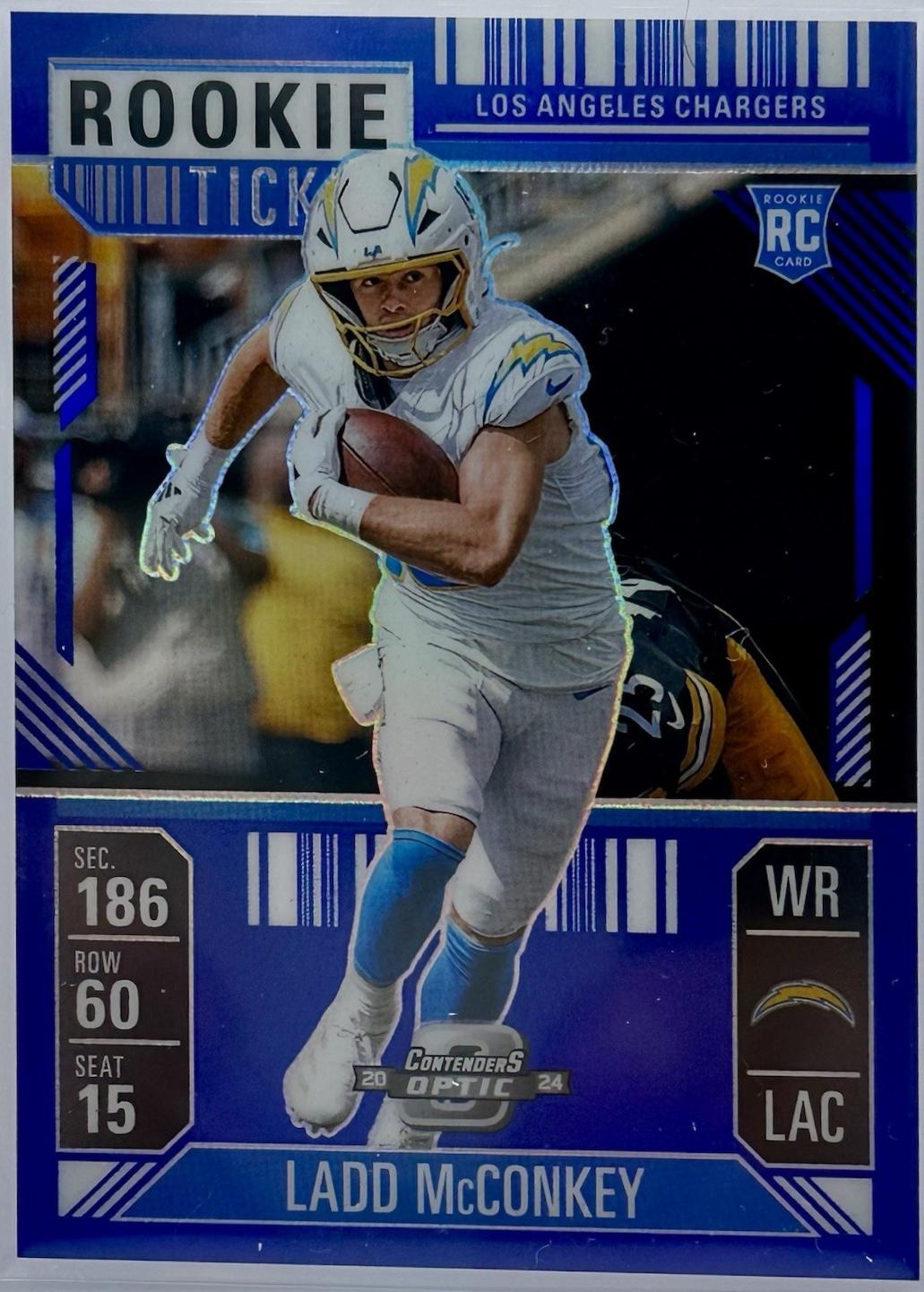 Ladd McConkey [Blue] #82