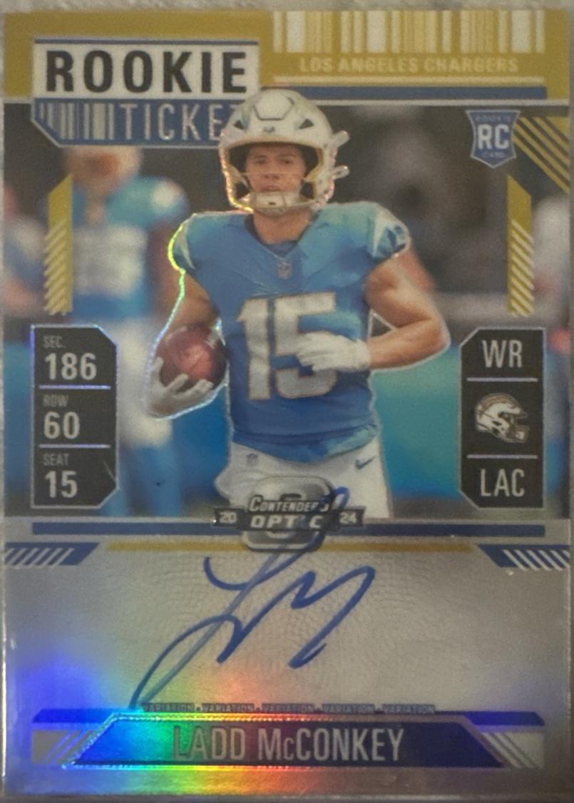 Ladd McConkey [Gold Autograph] #110