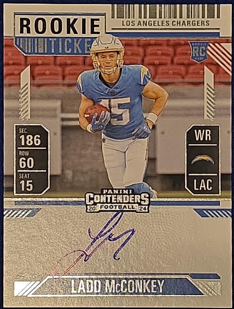Ladd McConkey [Orange Autograph] #110