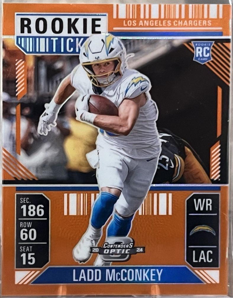Ladd McConkey [Orange] #82