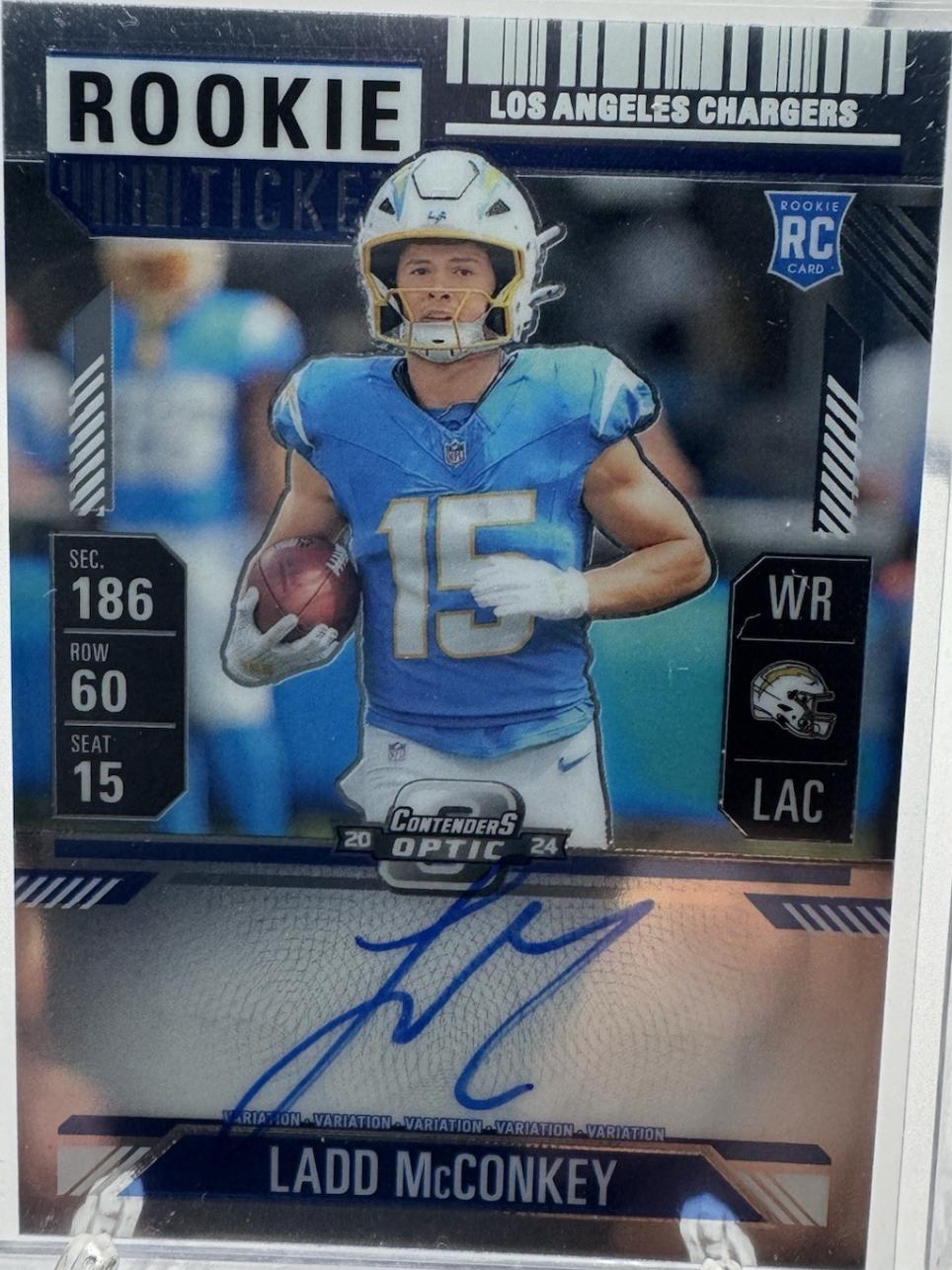 Ladd McConkey [RPS Auto Variation] #110