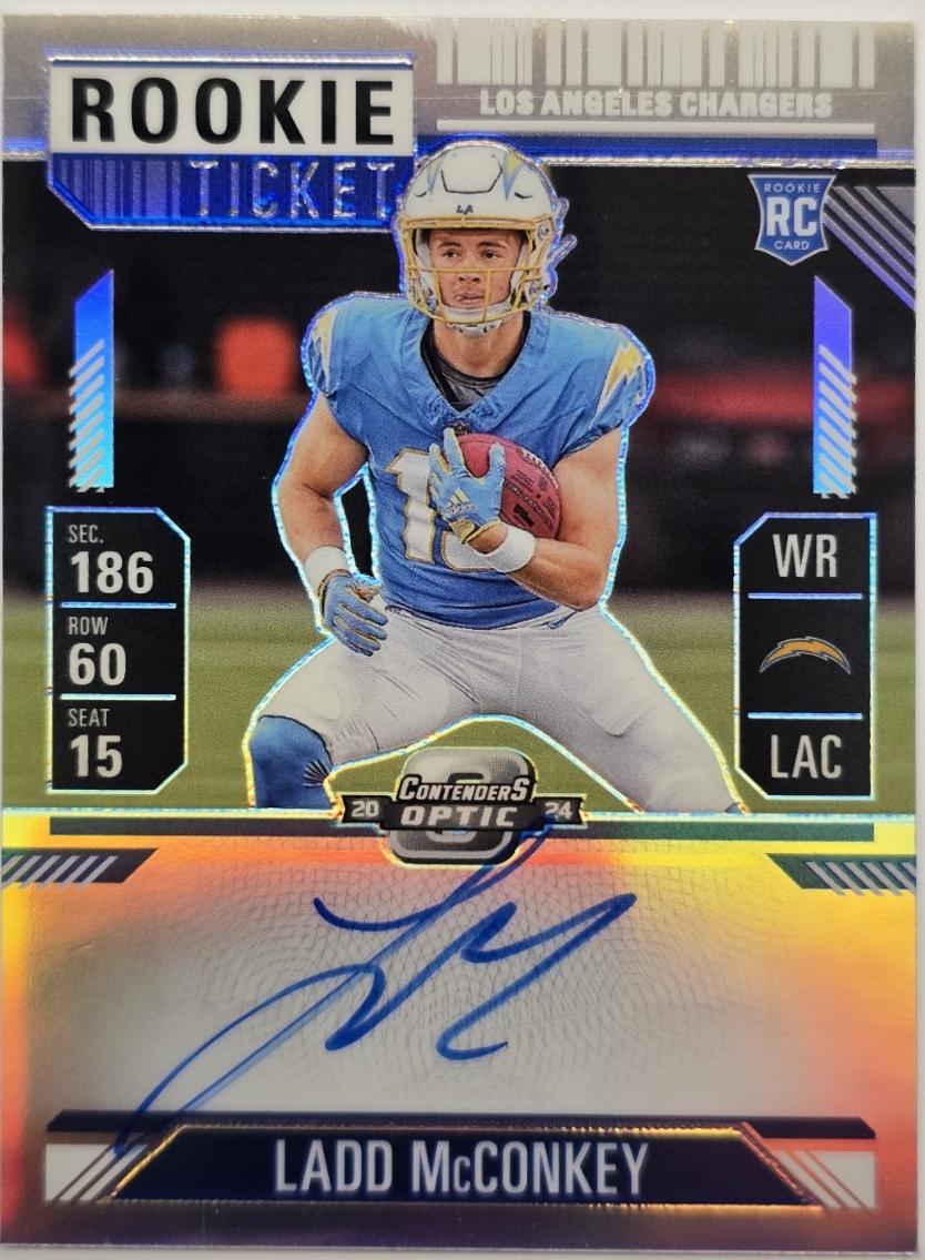 Ladd McConkey [Silver RPS Auto Variation] #110