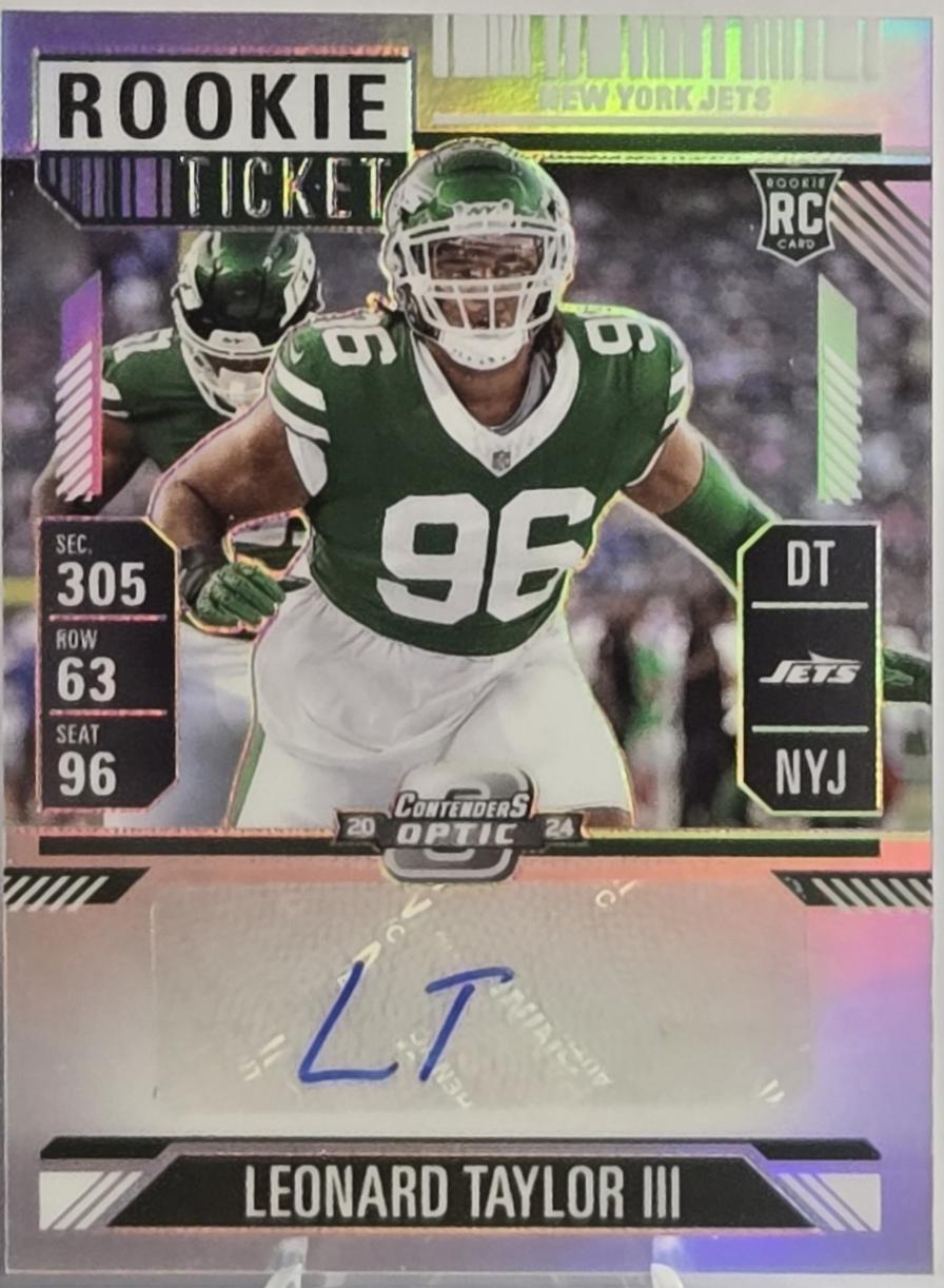 Leonard Taylor III [Rookie Ticket Autograph Silver] #155