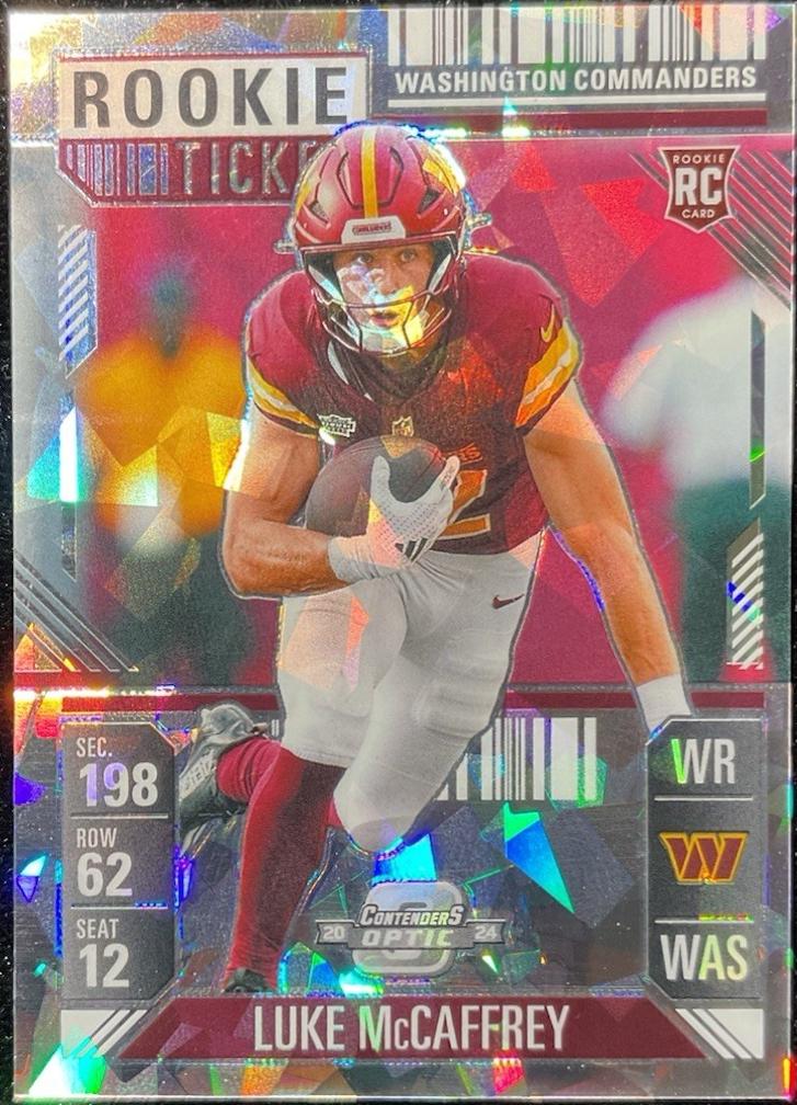 Luke McCaffrey [Cracked Ice] #84
