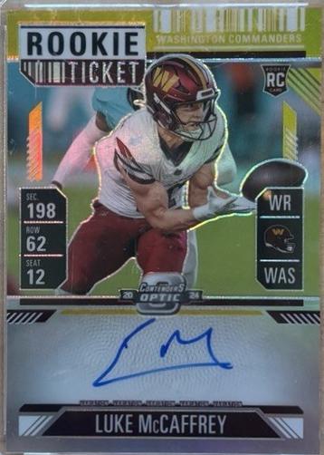 Luke McCaffrey [Gold Autograph] #121