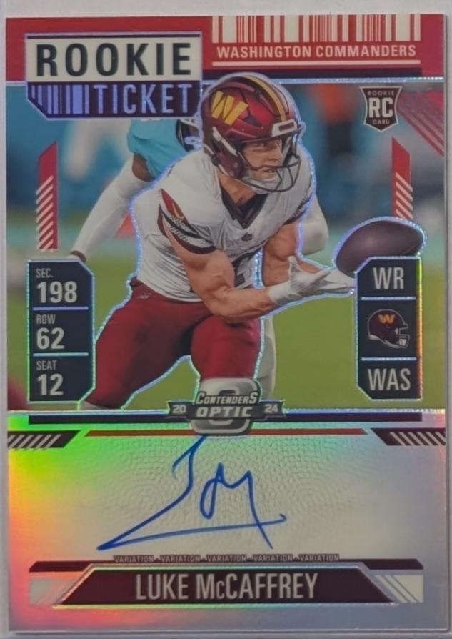Luke McCaffrey [Silver Autograph] #121