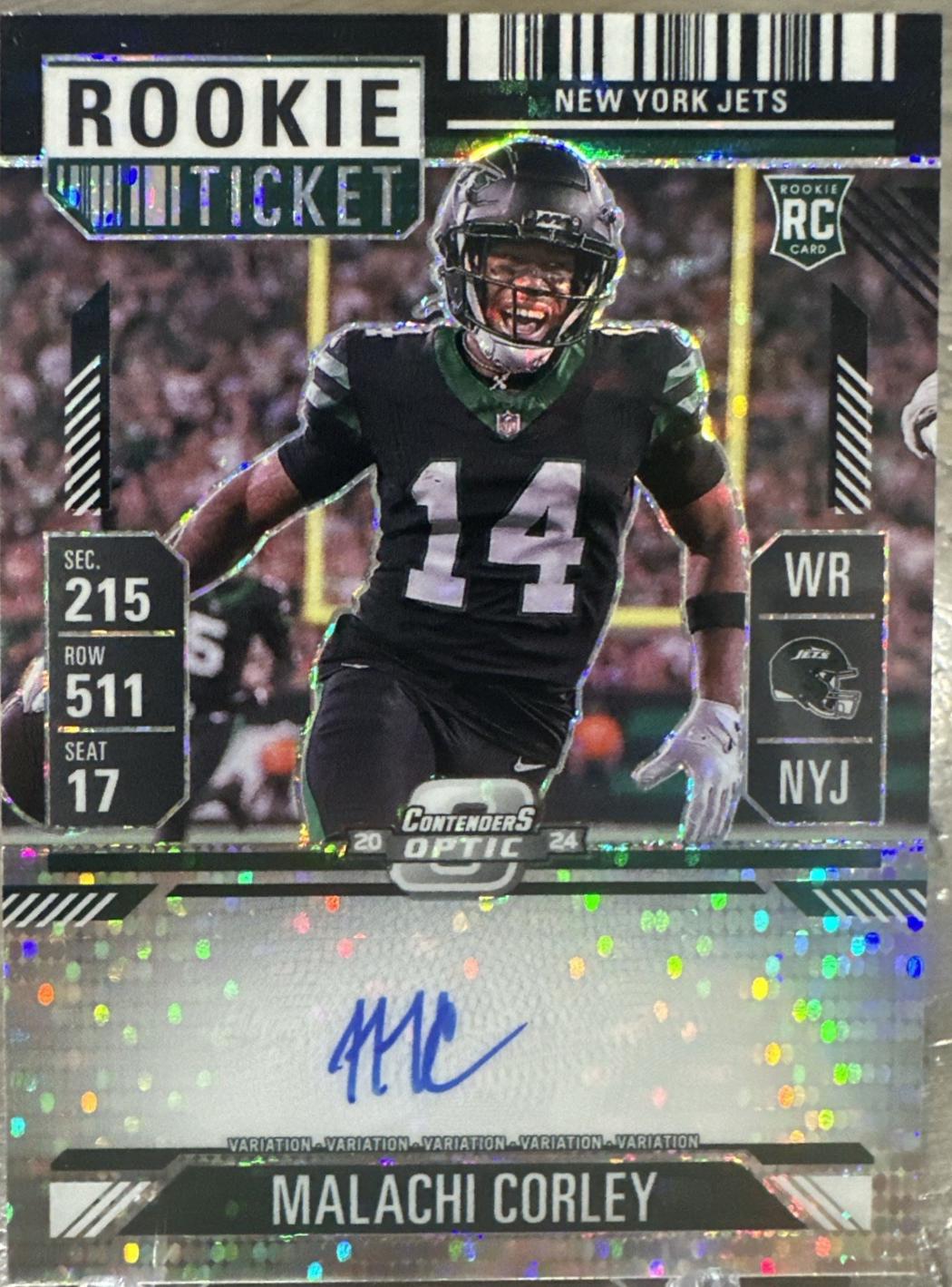 Malachi Corley [Black Pulsar Autograph] #111