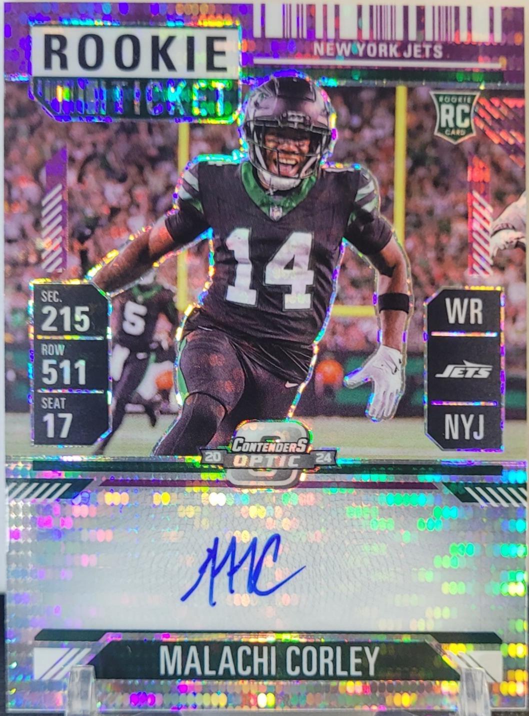 Malachi Corley [Purple Pulsar Autograph] #111
