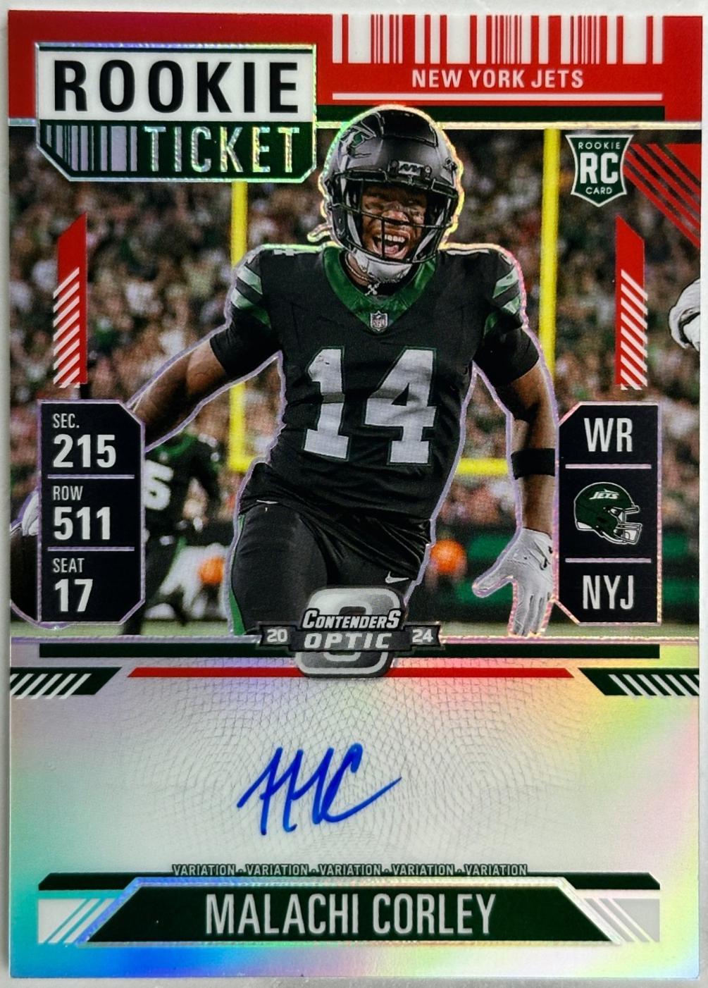 Malachi Corley [Red Autograph] #111