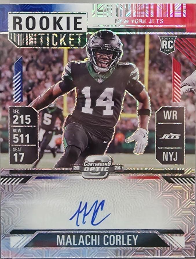 Malachi Corley [Red White Blue Autograph] #111
