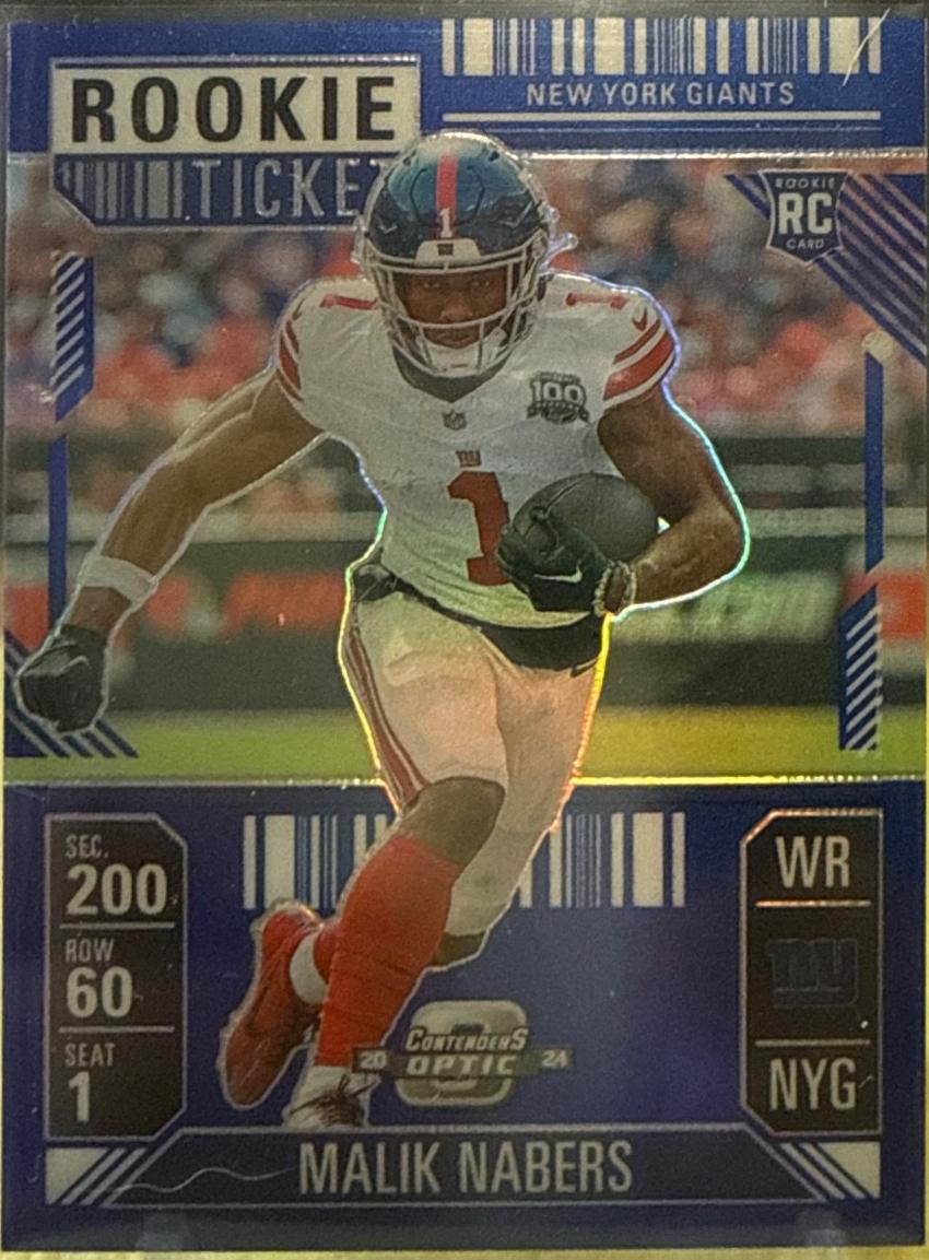 Malik Nabers [Blue] #86