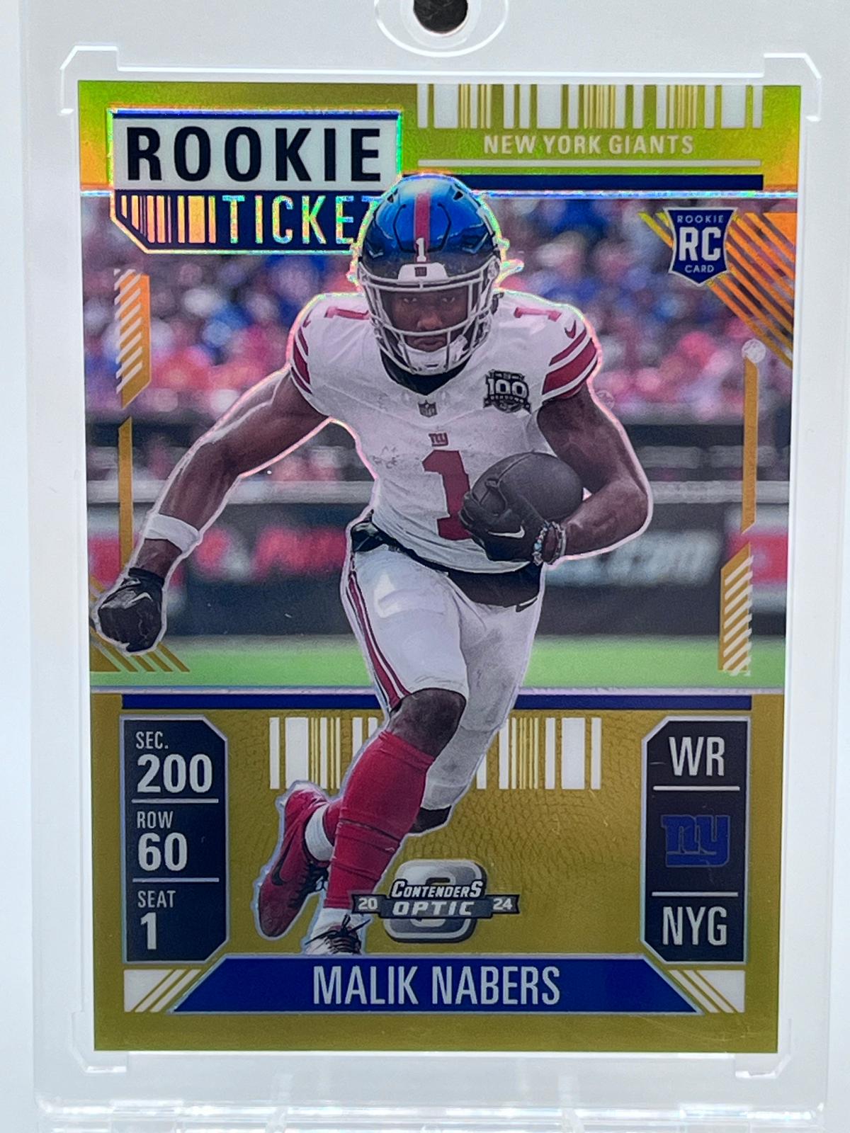 Malik Nabers [Gold] #86