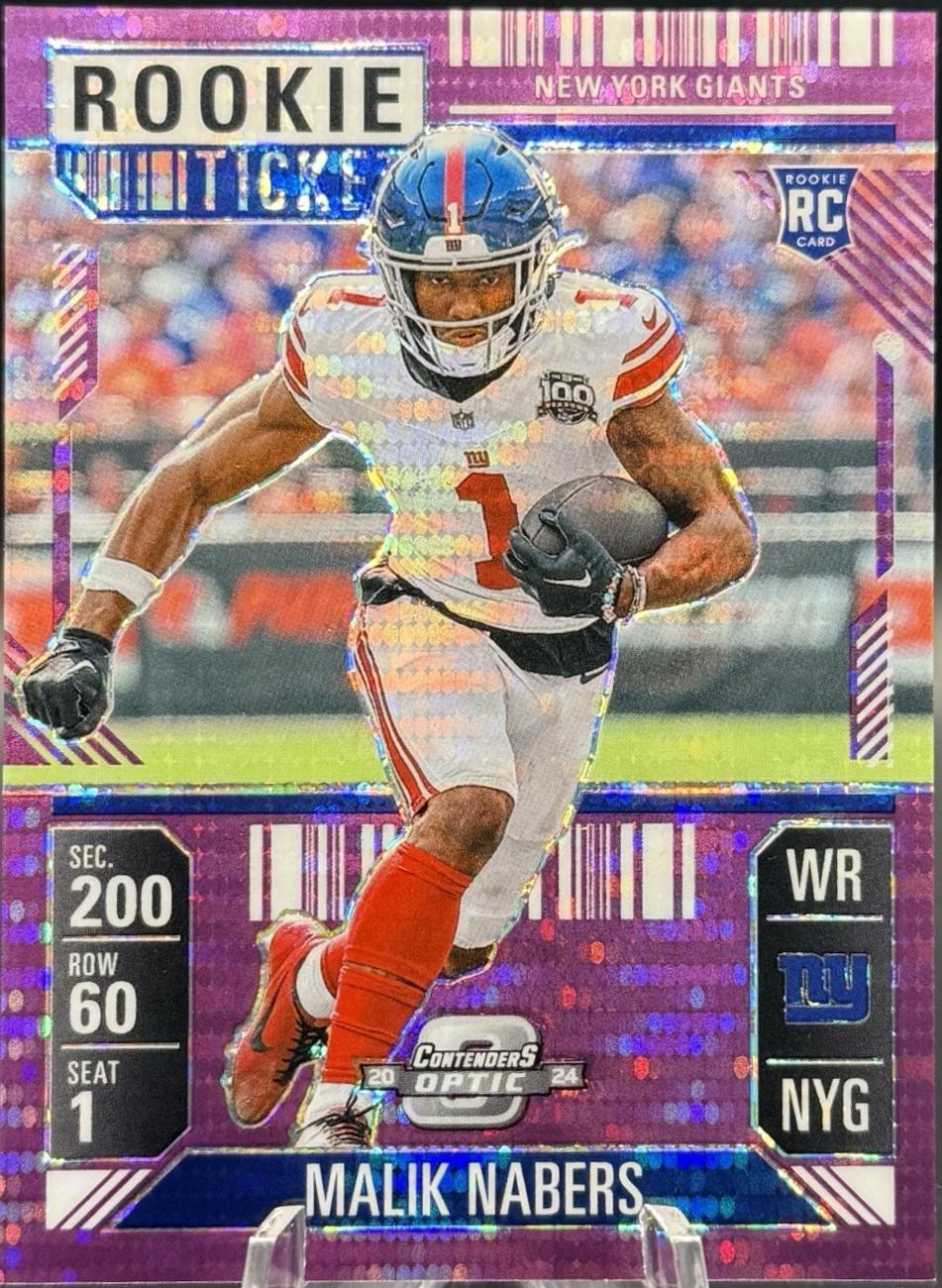 Malik Nabers [Purple Pulsar] #86