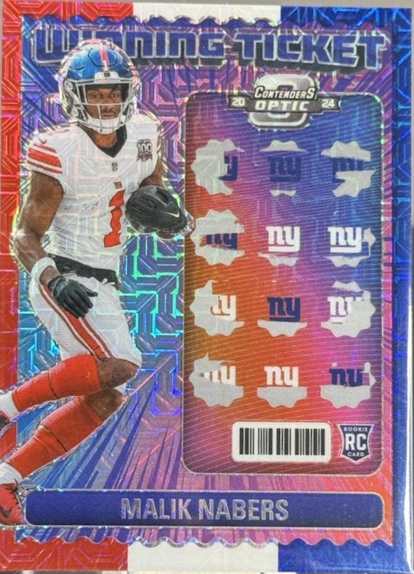 Malik Nabers [Red White Blue] #86