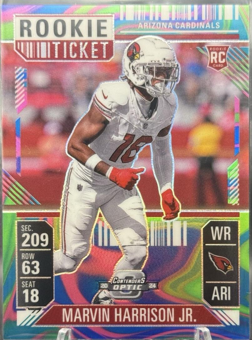 Marvin Harrison Jr. [Neon Marble] #88