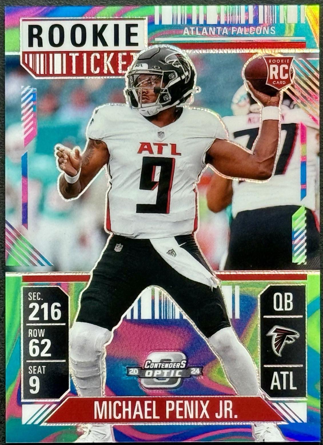 Michael Penix Jr. [Neon Marble] #89