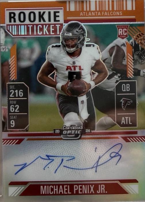 Michael Penix Jr. [Orange Autograph] #102
