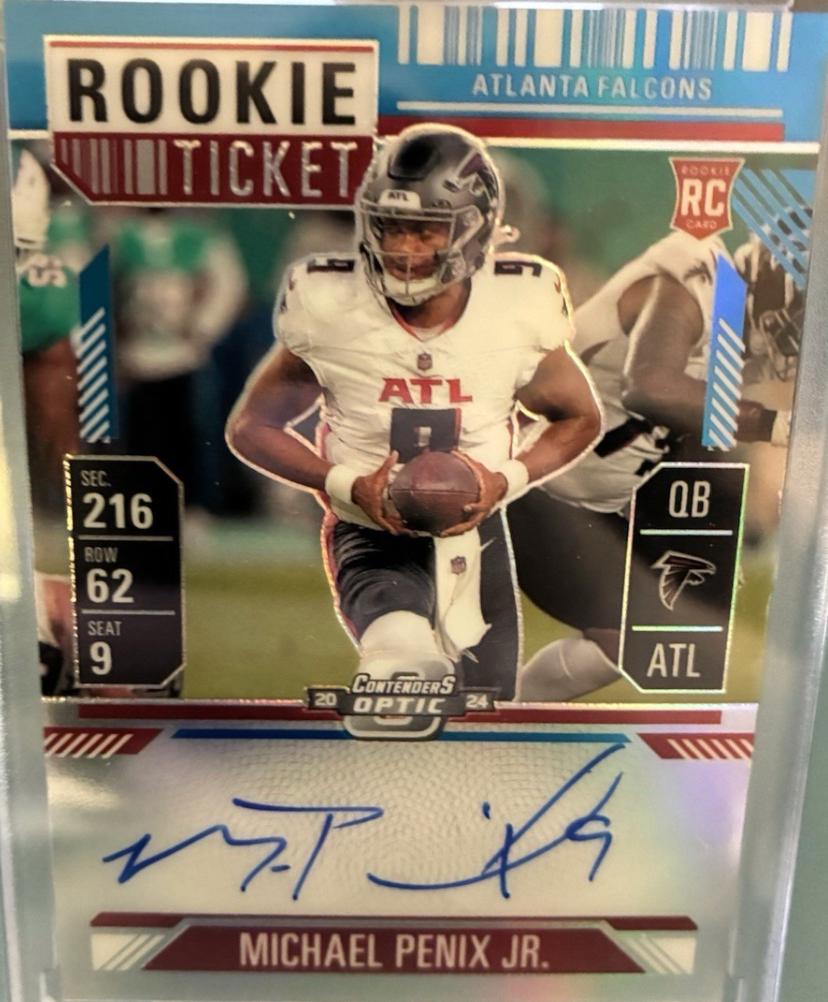 Michael Penix Jr. [Red Autograph] #102